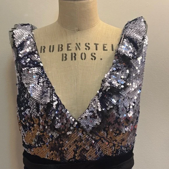 Free People Sequin Mini Dress - 6 - Picture 4 of 16